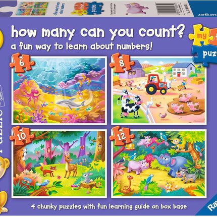 MFP How Many Can You Count 6,8,10,12 pc Puzzles