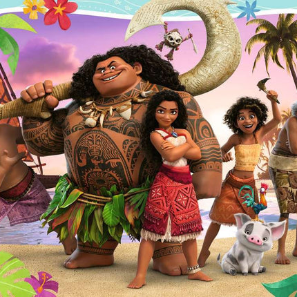 Disney Moana Bumper Pack  4x100pc Puzzles