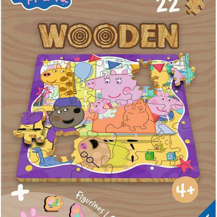 WOOD: Peppa Pig 22 Pc Puzzle