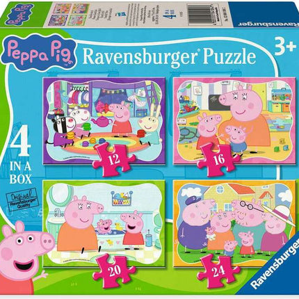 Peppa Pig, 4 in a Box 12/16/20/24p