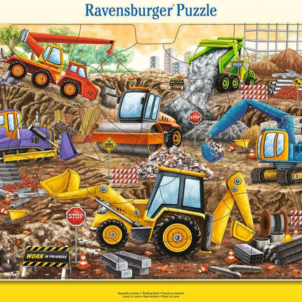 Working Hard 35 Pc Frame Puzzle
