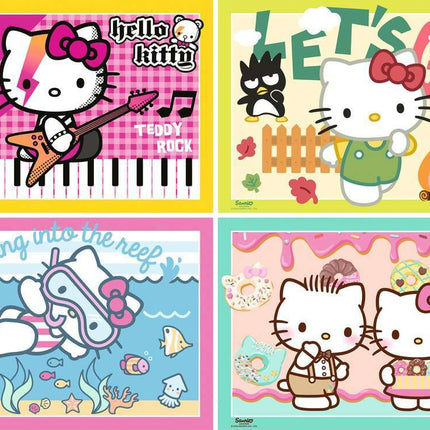 Let's go, Hello Kitty! Puzzle (4x100 pc)