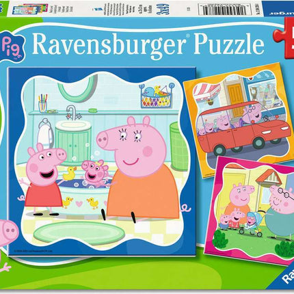 Peppa Pig 3x49 Pc Puzzle