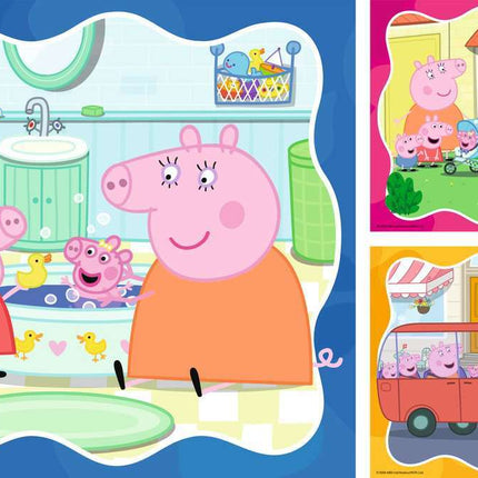 Peppa Pig 3x49 Pc Puzzle