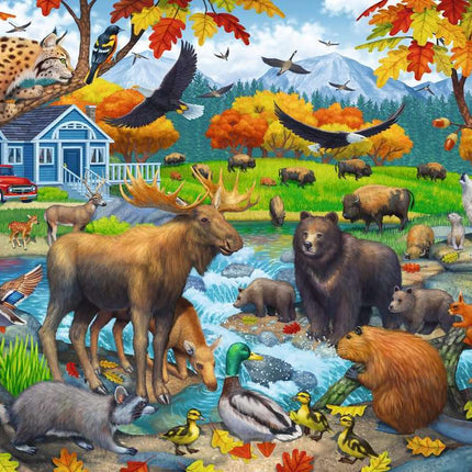 Wildlife Gathering 150 Pc XXL Puzzle