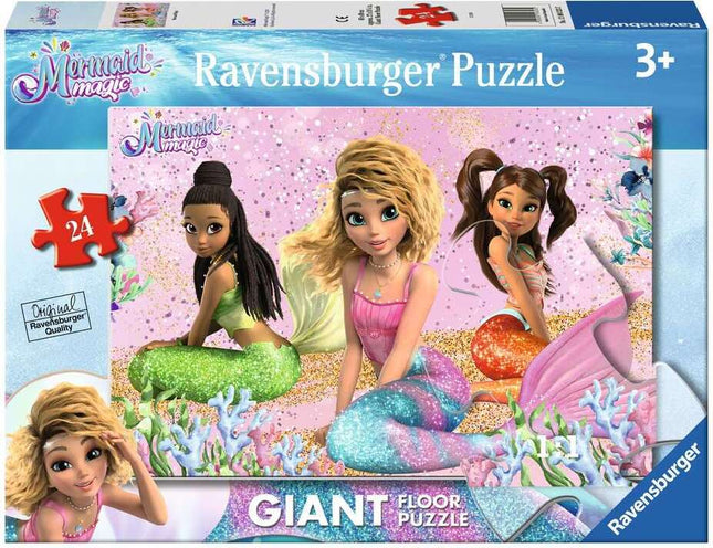 Mermaid Magic 24 Pc Floor Puzzle