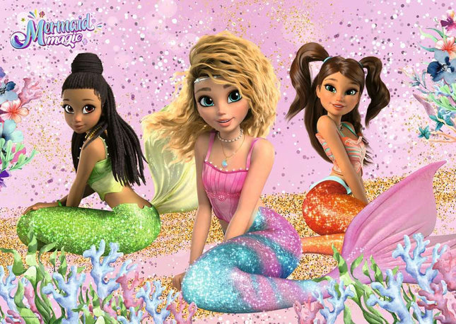 Mermaid Magic 24 Pc Floor Puzzle