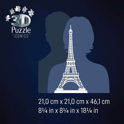 Iconics 3D Eiffel Tower Night Ed. 216 pc