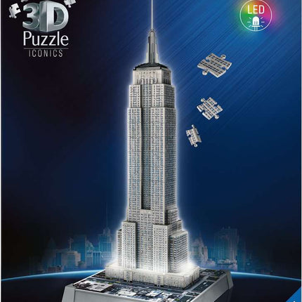 Iconics 3D Empire State Building Night Ed. 216 pc