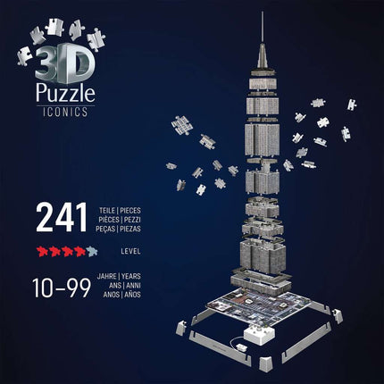Iconics 3D Empire State Building Night Ed. 216 pc