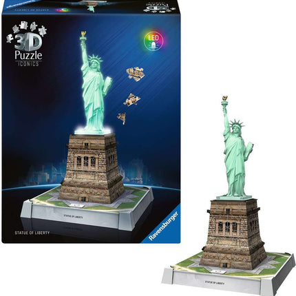 Iconics 3D Statue of Liberty Night Ed. 108 pc