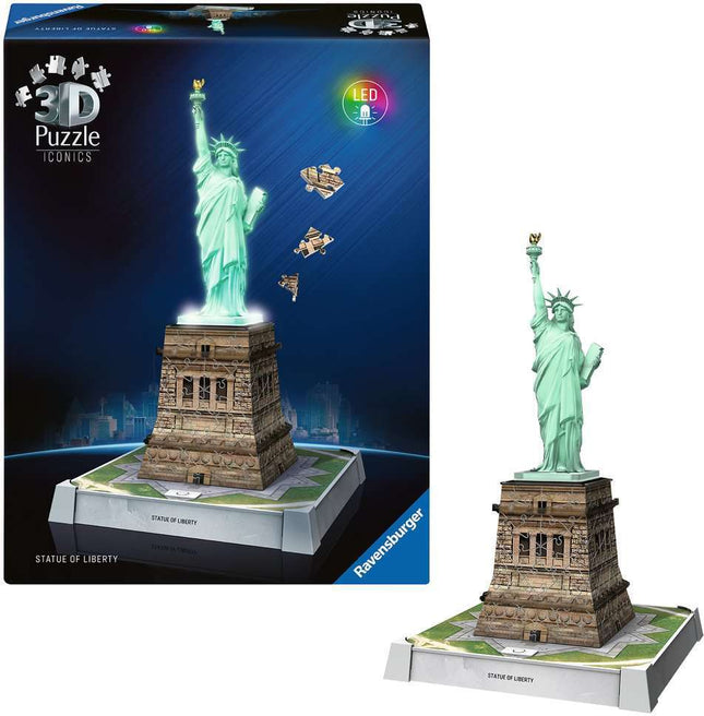 Iconics 3D Statue of Liberty Night Ed. 108 pc