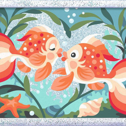 Fish in Love Puzzle (Painting products)