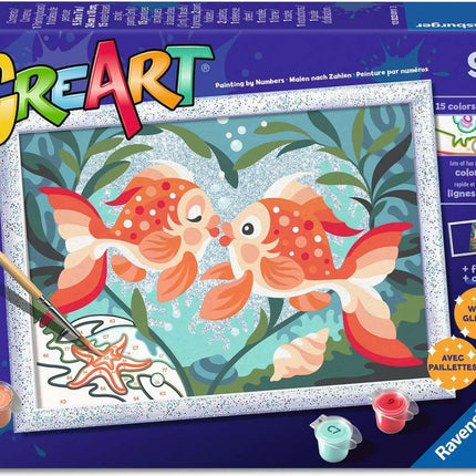 Fish in Love Puzzle (Painting products)