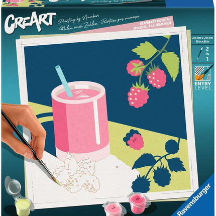 CreArt: Raspberry Mocktail 8x8