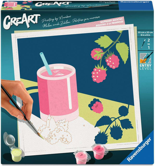 CreArt: Raspberry Mocktail 8x8