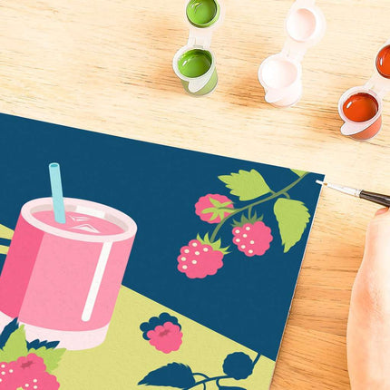 CreArt: Raspberry Mocktail 8x8