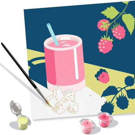 CreArt: Raspberry Mocktail 8x8