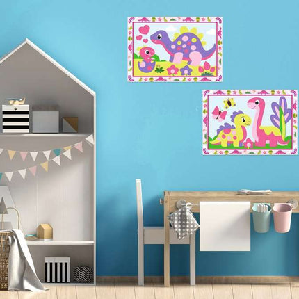 CreArt Junior: Pink Dinosaurs