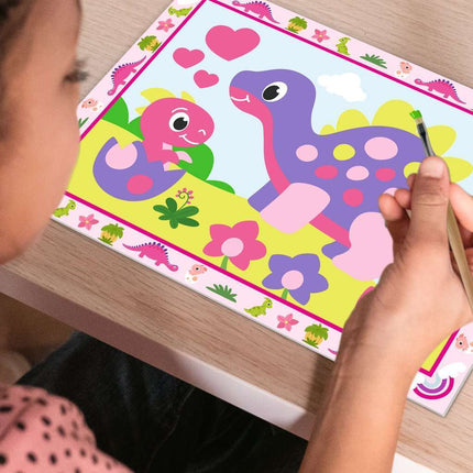 CreArt Junior: Pink Dinosaurs