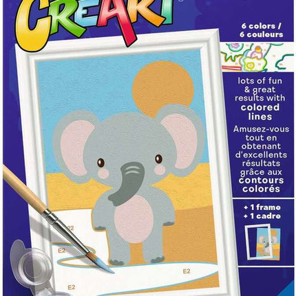 CreArt: Cute Elephant 3x5