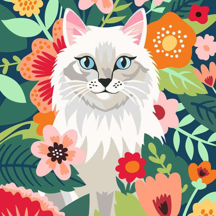 CreArt: Fluffy and Floral 10x12