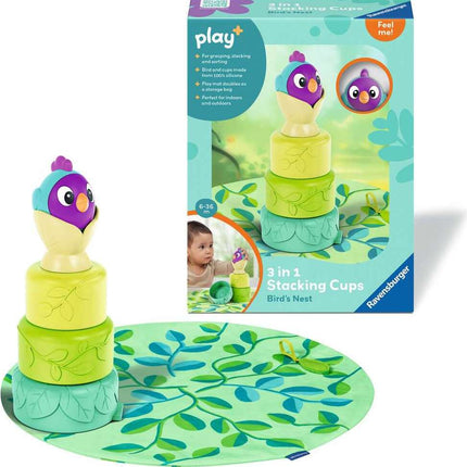 3-in-1 Stacking Cups: Bird's Nest *