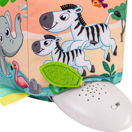 Roll & Play Sound Cube: Wild Animals