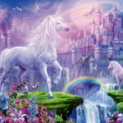 Unicorn Kingdom (100 pc Glitter Puzzle)