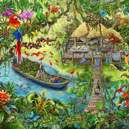 Escape Puzzle KIDS Jungle Journey (368 pc Puzzle)