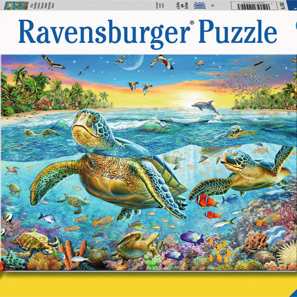 Swim with Sea Turtles (100 pc Puzzle)