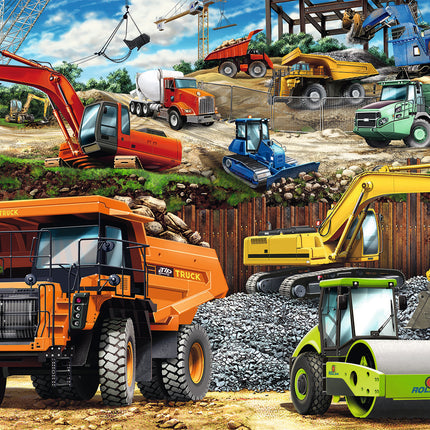 Construction Vehicles (100 pc Puzzle)