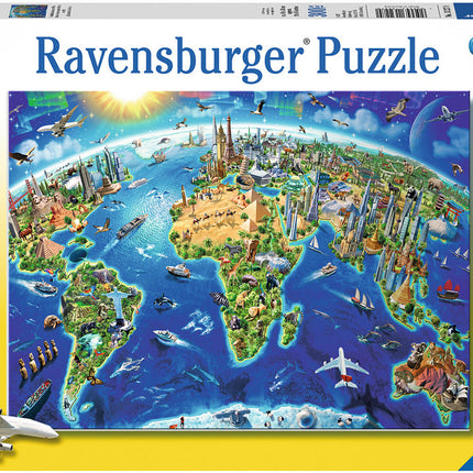 World Landmarks Map