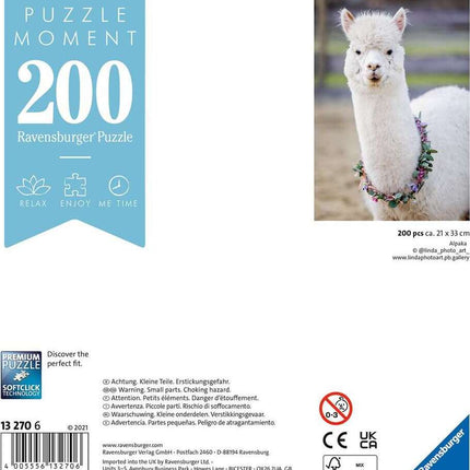 Puzzle Moments: Alpaca (200 pc Puzzles)