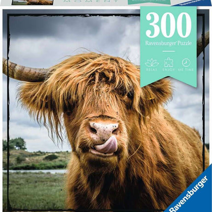 Puzzle Moments: Highland Cattle (300 pc Puzzles)