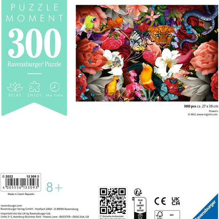Puzzle Moments: Tropical Flowers (300 pc Puzzles)