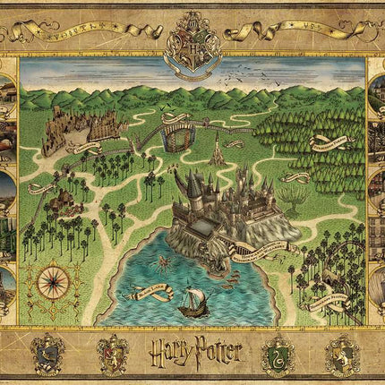 Hogwarts Map (1500 pc Puzzle)
