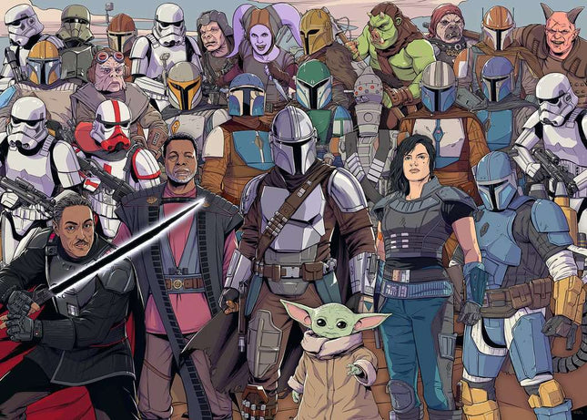 Star Wars: The Mandalorian Challenge (1000 pc Puzzle)
