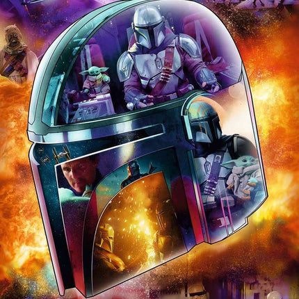 The Mandalorian Helmet (770 pc Large Format Puzzle)
