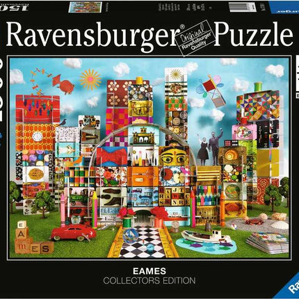 Eames House of Cards Fantasy (1500 pc Puzzle)