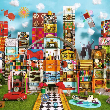 Eames House of Cards Fantasy (1500 pc Puzzle)