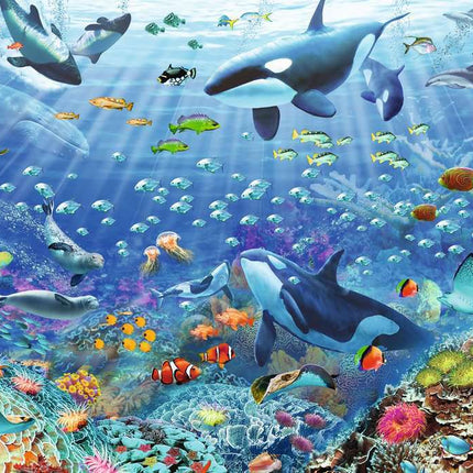 Colorful Underwater World (3000 pc Puzzles)