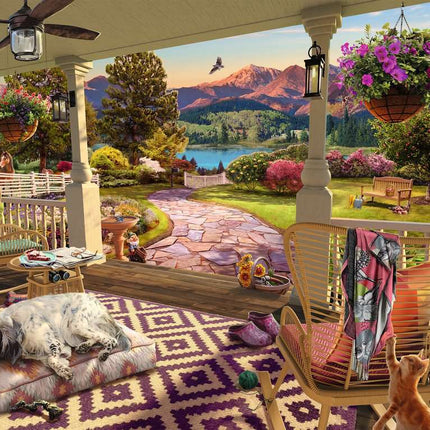 Cozy Front Porch (750 pc Large Format)