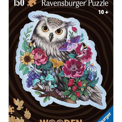 Mysterious Owl Shaped (150 pc Shaped Wooden Puzzles)