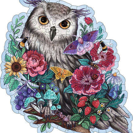 Mysterious Owl Shaped (150 pc Shaped Wooden Puzzles)
