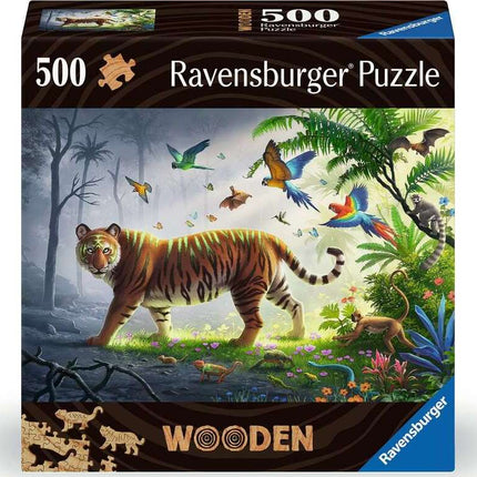 Jungle Tiger (500 pc Wooden Puzzles)