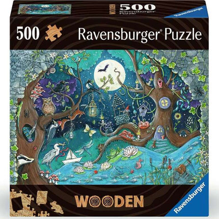Fantasy Forest (500 pc Wooden Puzzles)