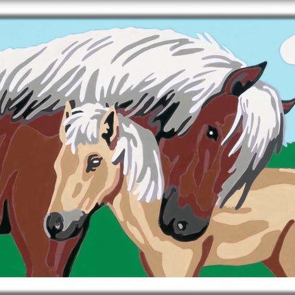 CreArt: Paint-By-Number Mother & Foal 5x7