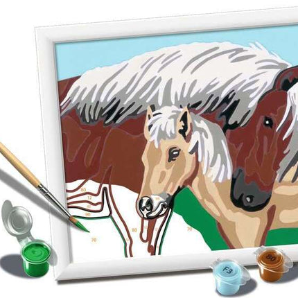 CreArt: Paint-By-Number Mother & Foal 5x7