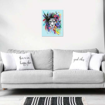 CreArt: Paint-By-Number BoHo Lion 10x12